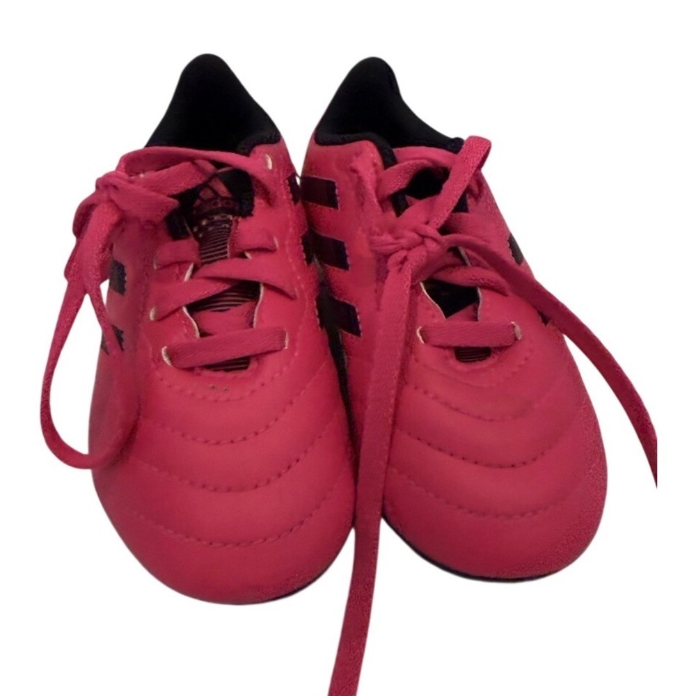 Adidas Kids Soccer Cleats Goletto‎ VIII Firm Ground Pink Black Youth Sz 10K